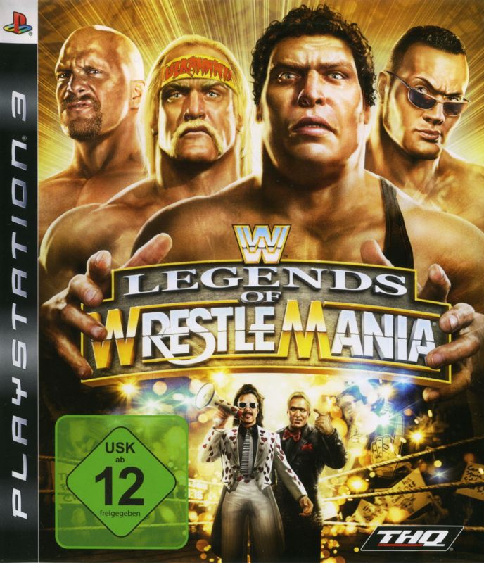 WWE Legends of WrestleMania box art for Playstation 3